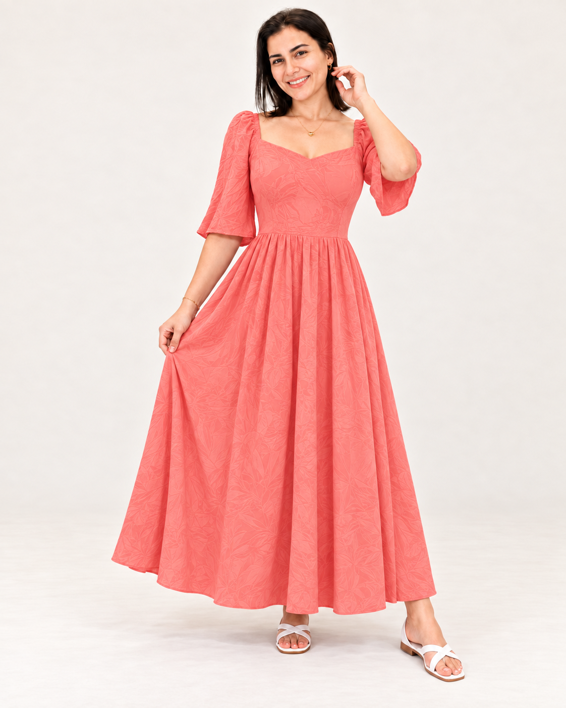 Vestido Fluído Viscose – Celina