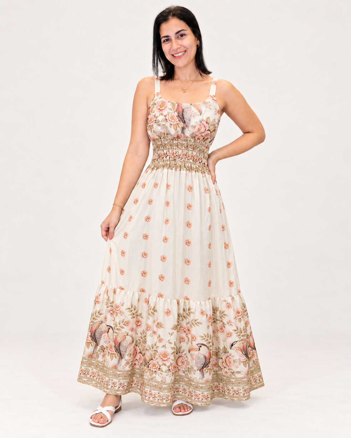 Vestido Tropical Plus – Karol