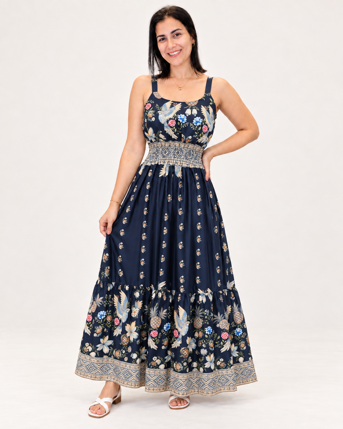 Vestido Tropical  Plus – Karol