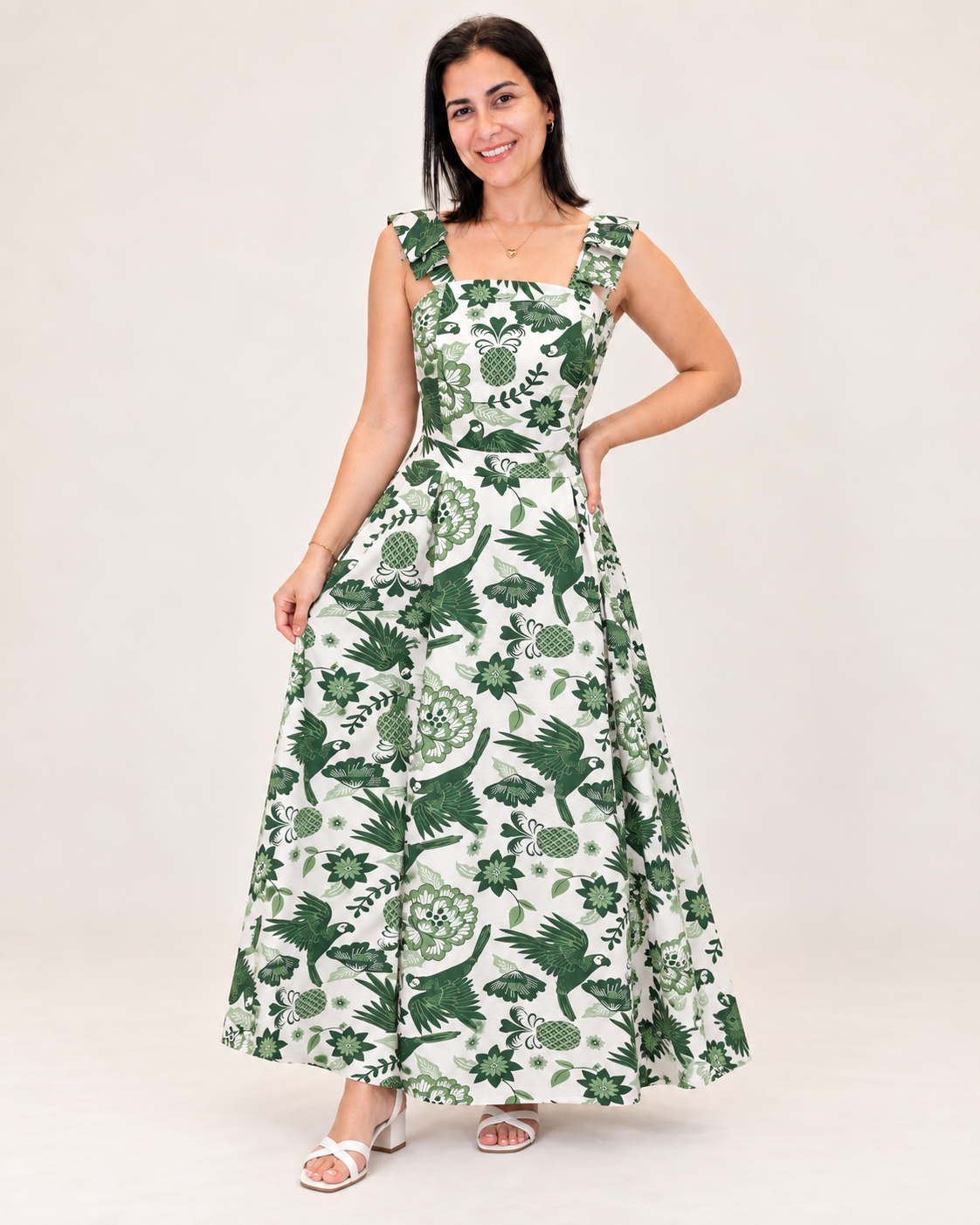 Vestido Longo Tropical – Amore