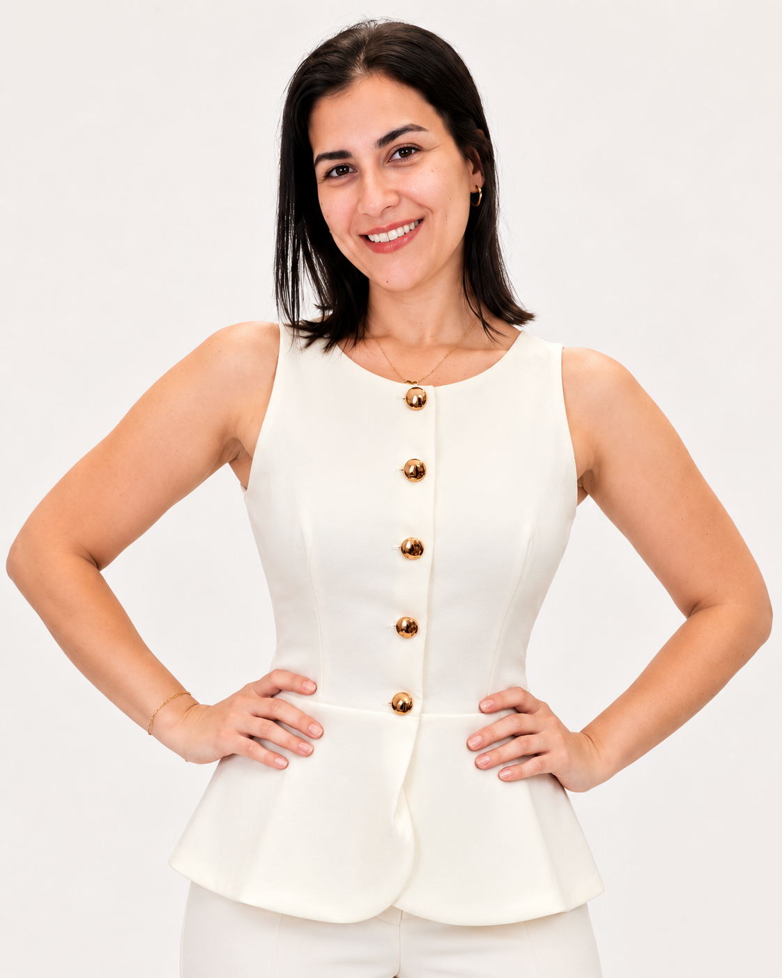 Blusa Coletinho Botões – Rafaela